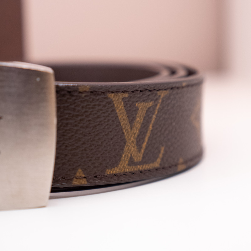 LV Belt Classic Monogram (Silver)