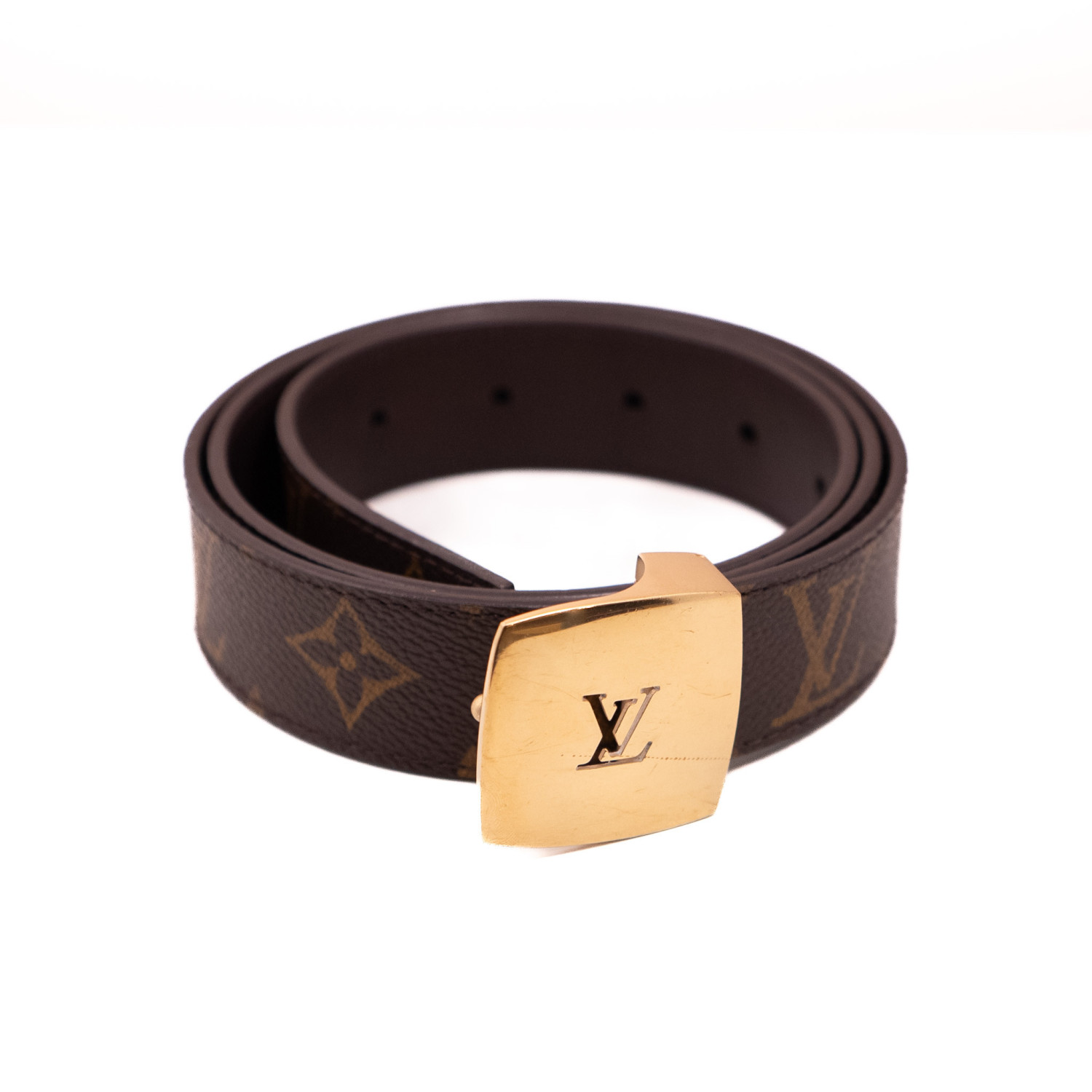 LV Belt Classic Monogram (Gold)