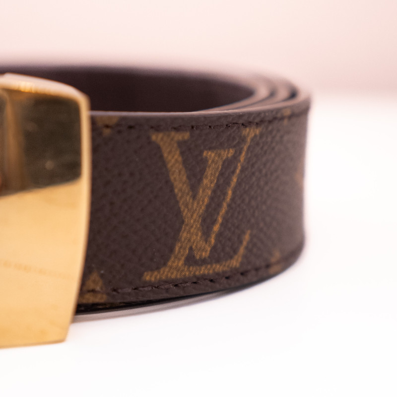 LV Belt Classic Monogram (Gold)